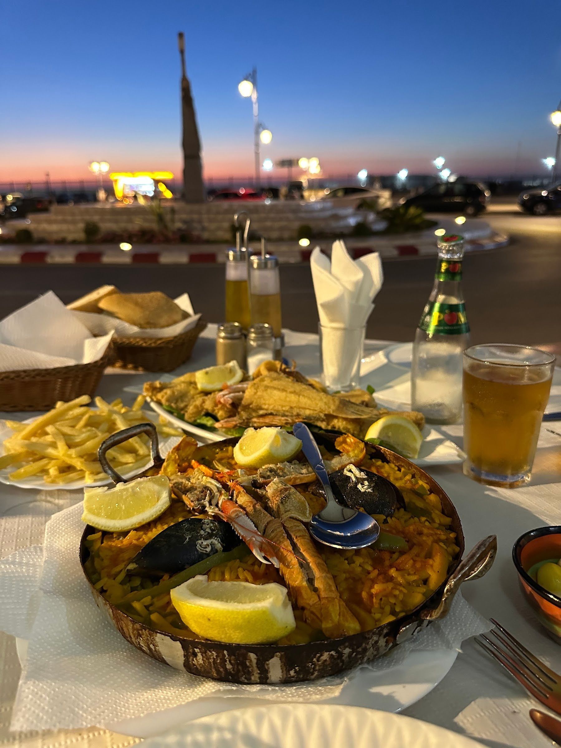 Paella aux fruits de mer